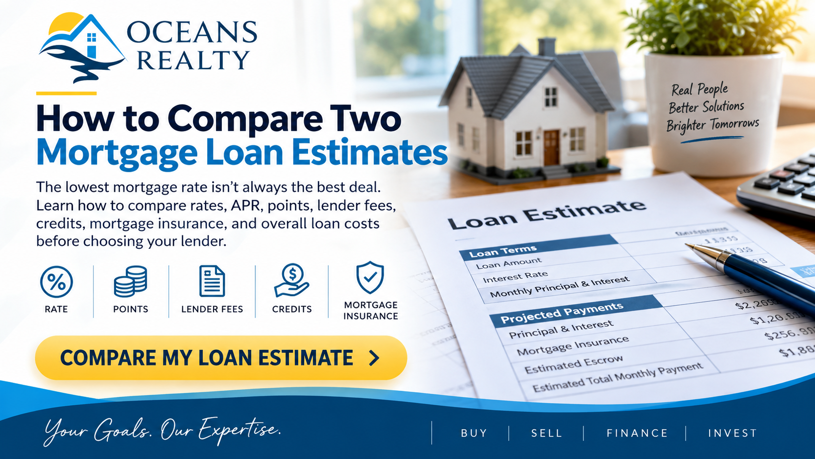 How to Compare Two Mortgage Loan Estimates